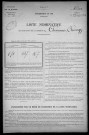 Chevannes-Changy : recensement de 1926