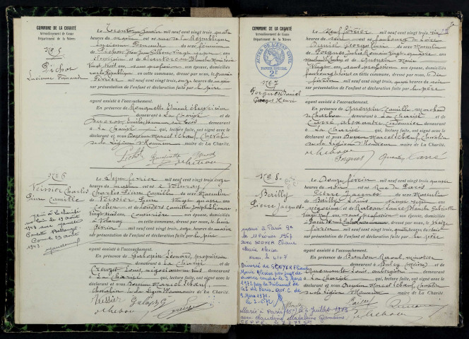 La Charité-sur-Loire : actes d'état civil.