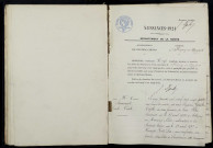 Alligny-en-Morvan : actes d'état civil.