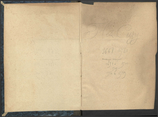 Flez-Cuzy : registres paroissiaux.