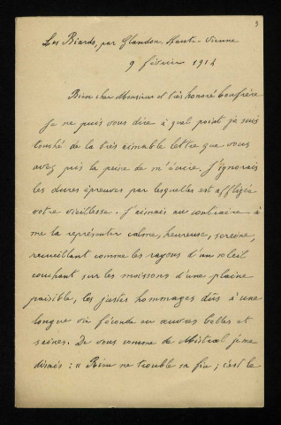 DAVID (Gaston), poète, membre de l'Académie des Jeux Floraux (1845-1927) : 48 lettres, manuscrits.