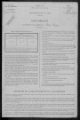 Druy-Parigny : recensement de 1896