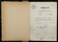 Bitry : actes d'état civil.