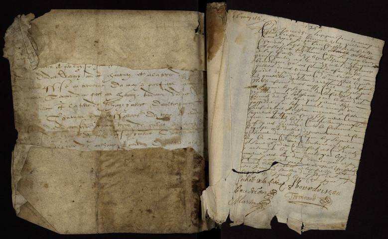 Fief de La Ferté-Chauderon ayant son siège à Langeron : terrier.