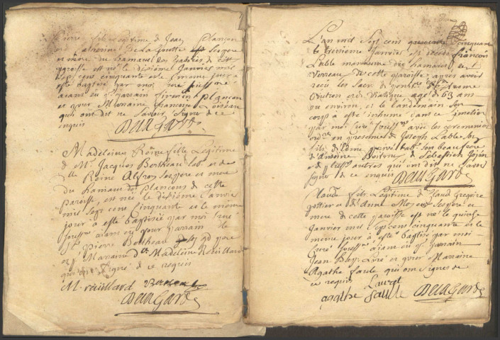 Saint-Amand-en-Puisaye : registres paroissiaux.