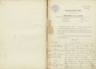 Trois-Vèvres : actes d'état civil.