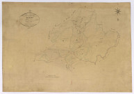 Bazoches, cadastre ancien : tableau d'assemblage