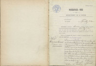 Suilly-la-Tour : actes d'état civil.