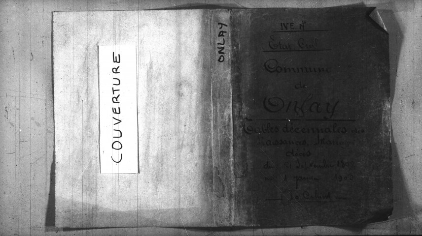 Onlay : tables décennales.