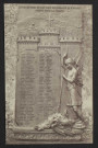 SAINT-HONORE-LES-BAINS – Le Monument aux Morts à l’Église.