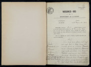 Saint-Benin-des-Bois : actes d'état civil.