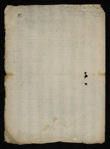 Biens et droits. - Foncier (chetives vignes) au finage de Moulins-Engilbert, amodiation aux Garrot par Chauvelin curé de la ville : bail à cens.