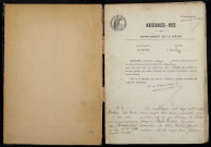 Anlezy : actes d'état civil.