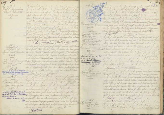 Saint-Père : actes d'état civil.