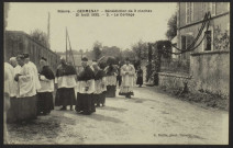 Nièvre. - GERMENAY - Bénédiction de 3 cloches, 21 Août 1932. - 2. - Le Cortège