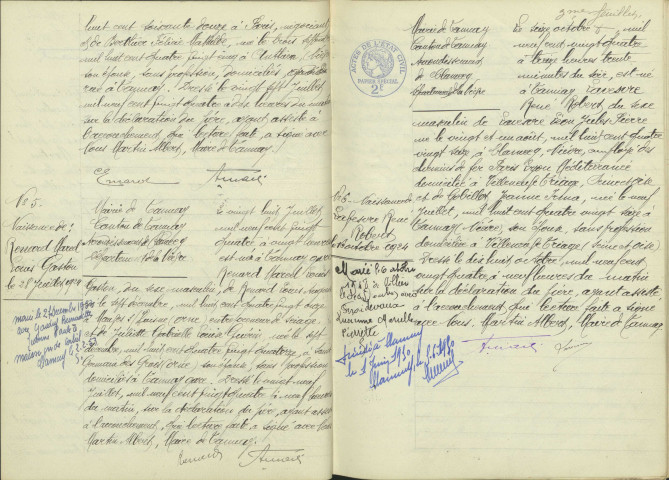 Tannay : actes d'état civil.