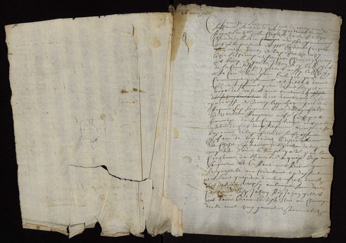 Fief de La Ferté-Chauderon ayant son siège à Langeron : terrier.