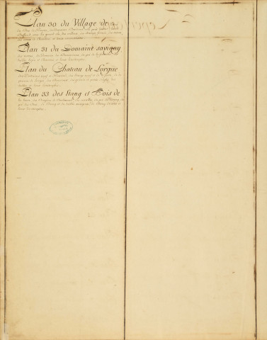 Atlas des plans des terres et seigneuries du prieuré de Saint-Pierre-le-Moûtier.