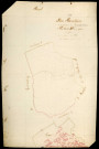 Pougues-les-Eaux, cadastre ancien : plan parcellaire de la section D dite de Gravières, feuille 1