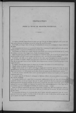 Bureau de Cosne, classe 1885 : fiches matricules n° 1466 à 1954