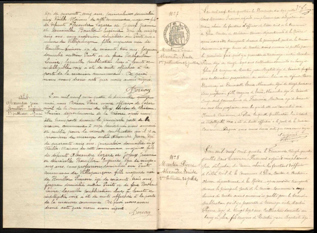 Glux-en-Glenne : actes d'état civil.