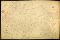 Nuars, cadastre ancien : plan parcellaire de la section B dite de Nuars, feuille 2