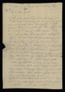 Défense nationale. - Armée d'Italie, correspondance des troupes : lettre de Pierre Montaron à son frère Claude depuis Gênes.