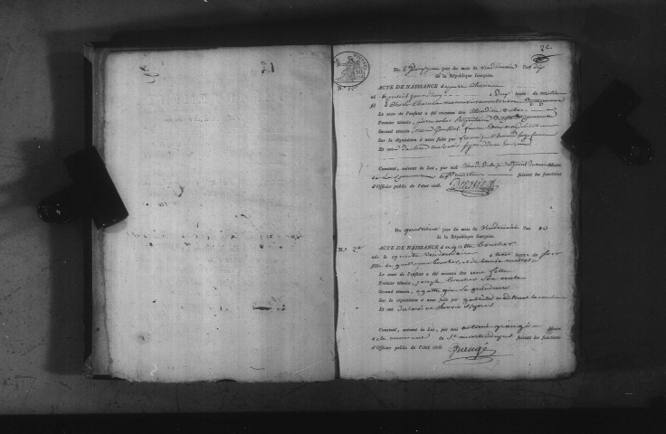 Saint-Martin-du-Puy : actes d'état civil.