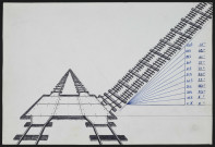 Jeux de 6 plaques au pied d'un plan.