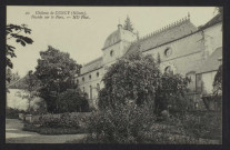 VILLIERS-sur-YONNE – Château de CUNCY (Nièvre) – Façade sur le Parc