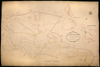 Saint-Martin-du-Puy, cadastre ancien : plan parcellaire de la section C dite du Bourg, feuille 1