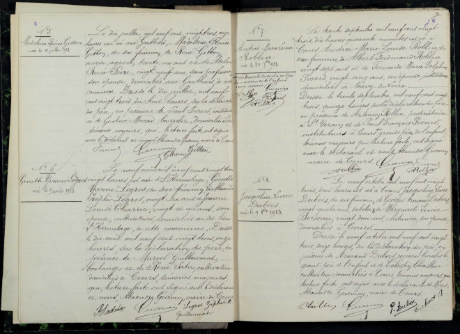 Cours : actes d'état civil.