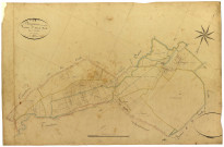 Dompierre-sur-Nièvre, cadastre ancien : plan parcellaire de la section C dite du Mont, feuille 2