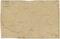 Millay, cadastre ancien : plan parcellaire de la section C dite de Montigny, feuille 5