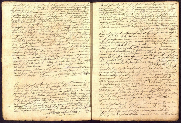 Saint-Vérain : registres paroissiaux.