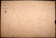 Tracy-sur-Loire, cadastre ancien : plan parcellaire de la section D dite de Bois Gibault, feuille 2