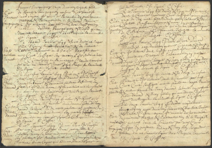 Saint-Amand-en-Puisaye : registres paroissiaux.