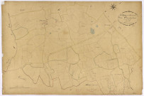 Alligny-en-Morvan, cadastre ancien : plan parcellaire de la section G dite de Pierre-Ecrite, feuille 2
