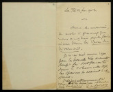 JALADON DE LA BARRE (Raymond), dit Dor d'Autry, poète à Chantenay-Saint-Imbert (Nièvre) (1862-1936) : 25 lettres.