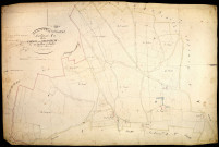 Saint-Parize-le-Châtel, cadastre ancien : plan parcellaire de la section A dite de Chéron et la Chasseigne, feuille 3