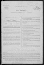 La Fermeté : recensement de 1891