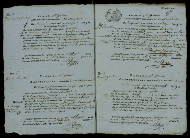 Saint-Hilaire-en-Morvan : actes d'état civil.