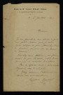 BÉGASSAT (Joséphine), poétesse à Châteauneuf-sur-Cher (Cher) : 23 lettres, 3 cartes postales illustrées.