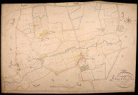 Toury-Lurcy, cadastre ancien : plan parcellaire de la section C dite de Toury-sur-Abron, feuille 1
