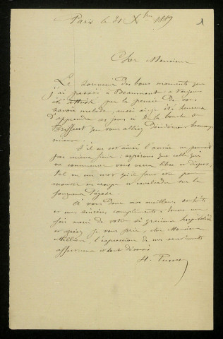 PUSSET (H.), graveur : 7 lettres.