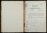 Lucenay-lès-Aix : actes d'état civil (mariages).