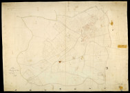 Parigny-les-Vaux, cadastre ancien : plan parcellaire de la section H