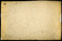 Moux-en-Morvan, cadastre ancien : plan parcellaire de la section A dite de la Fragnot, feuille 1