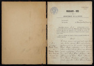 Montambert-Tannay : actes d'état civil.