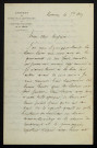 FISTON (Cyrille), directeur des Postes de la Nièvre (né en 1837) : 14 lettres.